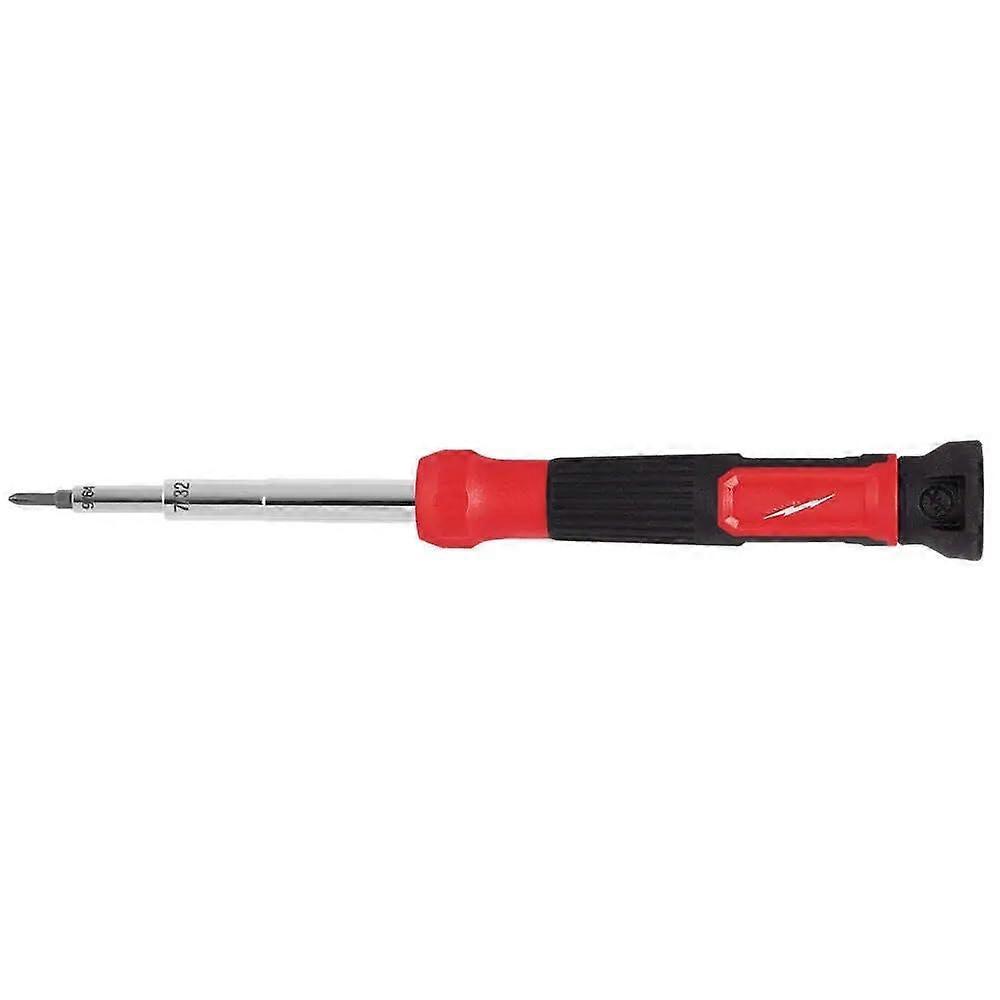 14in1 Precision MultiBit Screwdriver with Ergonomic Grip and Rotating Cap, 7.37in Length