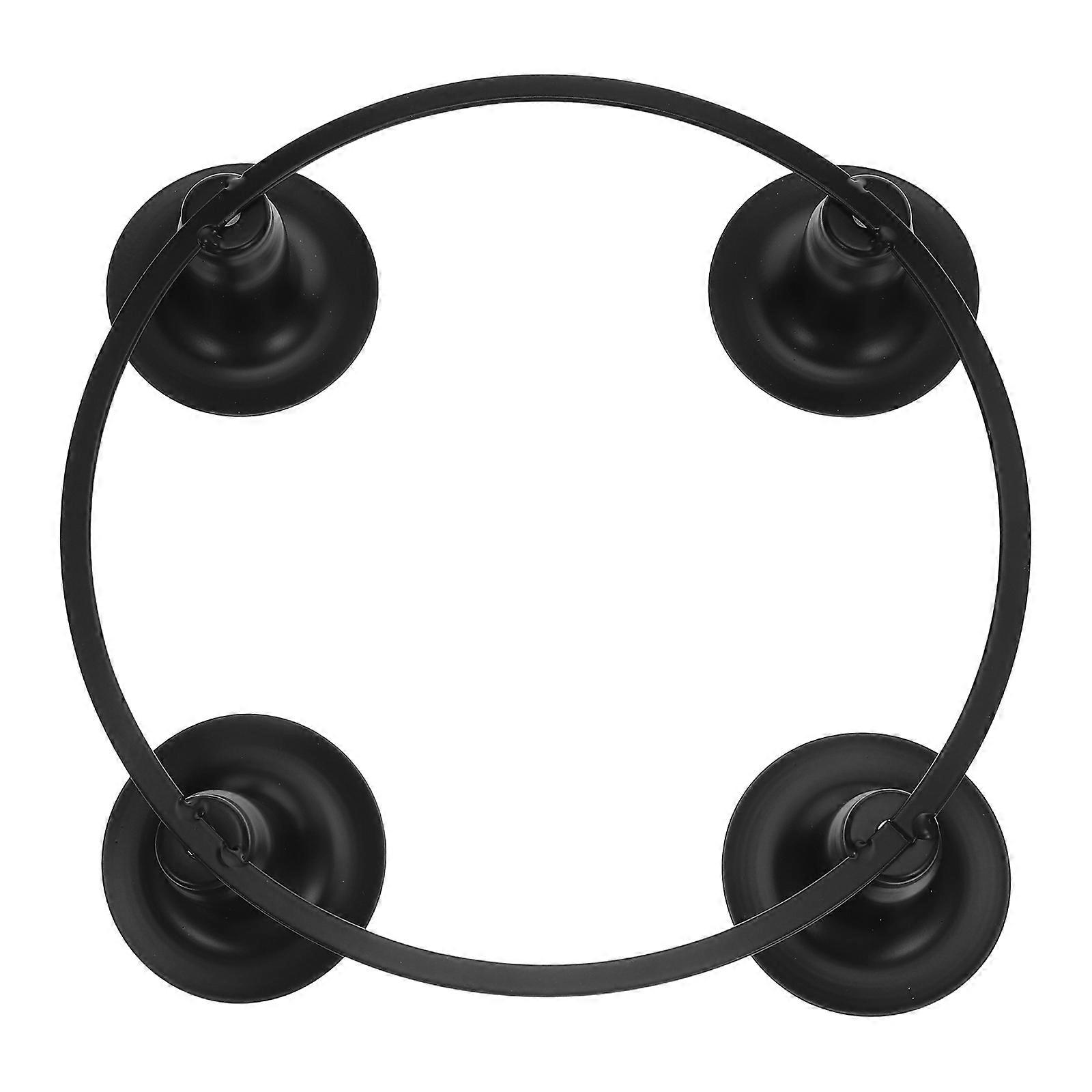 Christmas Advent Candle Holder Ring for Dining Table 4-Cup Metal Candlestick