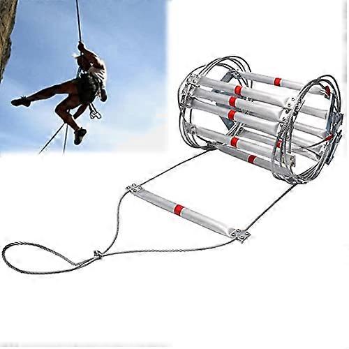 Emergency Escape Ladder 32Ft Fire Rope Ladder for Window Quick Installation  Load Capacity
