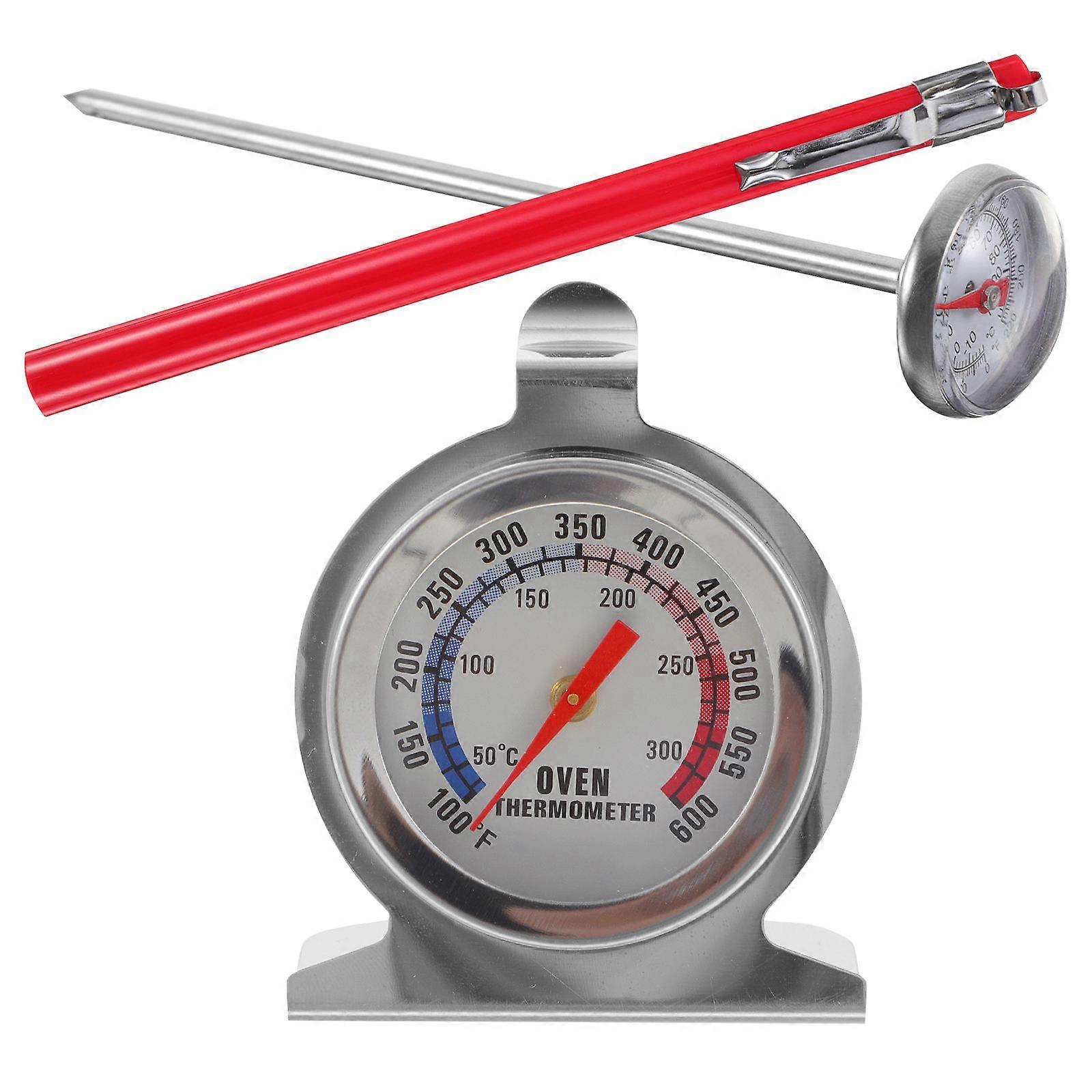 Instant Read Meat Thermometer Temperature Gauge 2Pcs for Home Cooking Use
