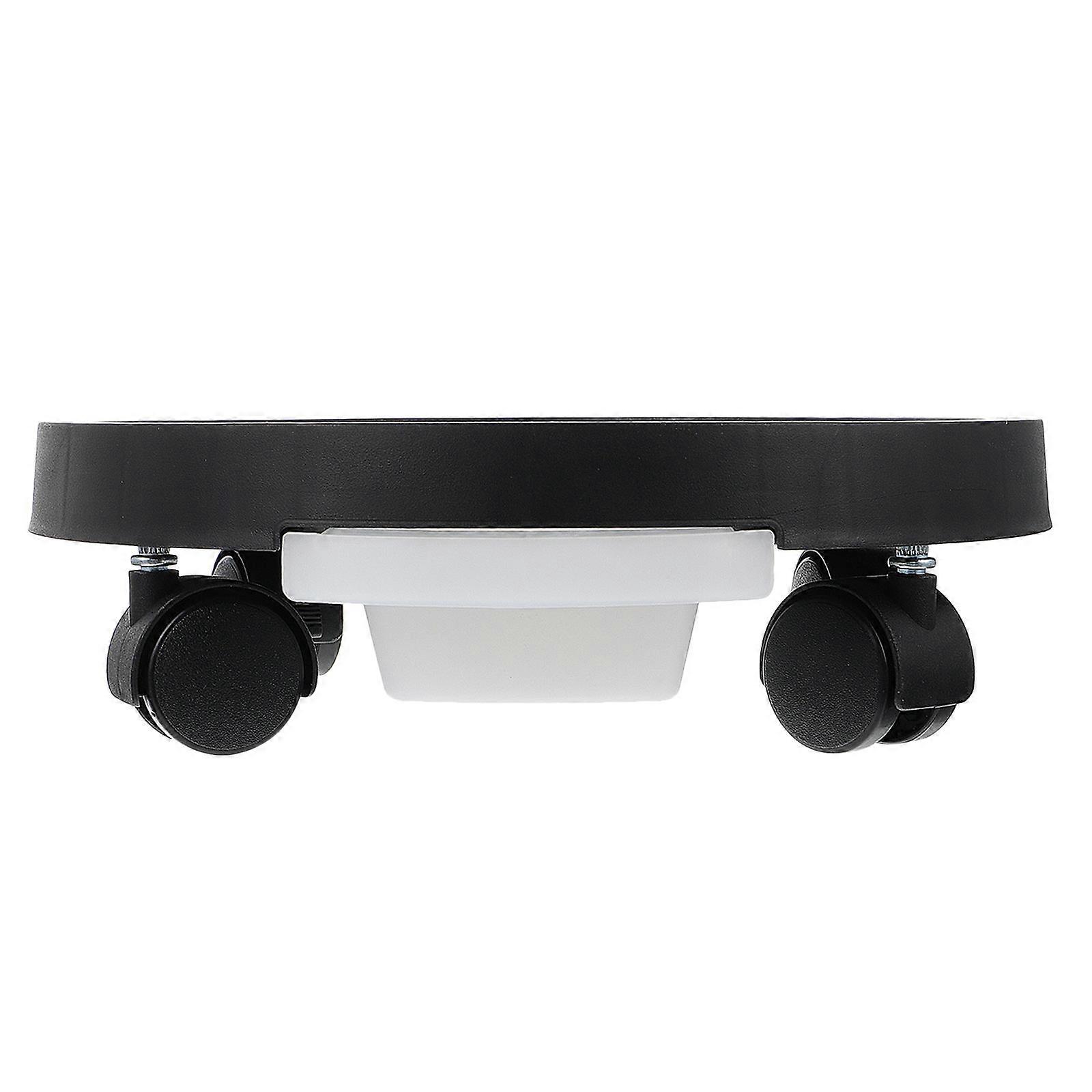 Movable Plastic Flowerpot Tray Universal Wheel with Brake for 1Pcs Use