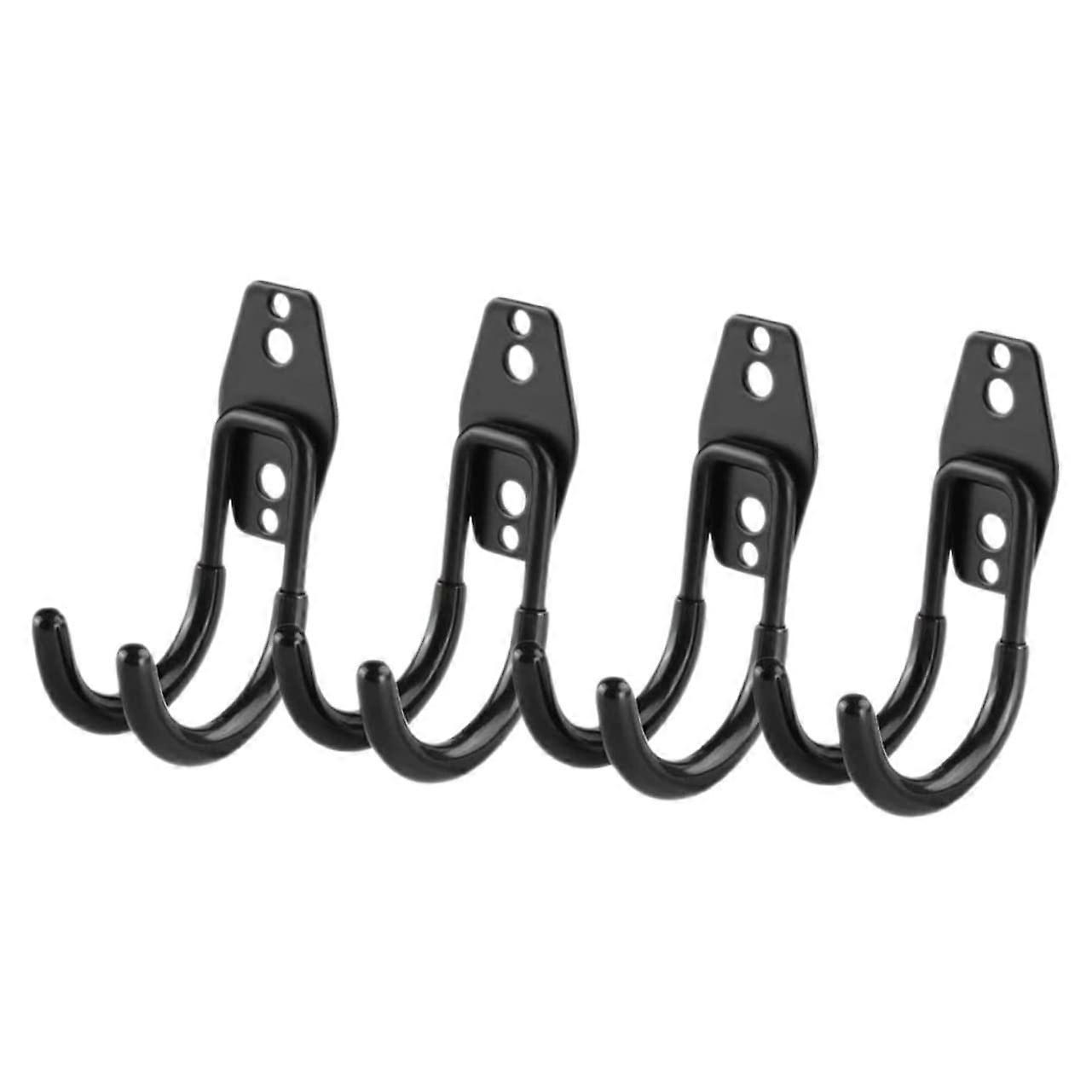 4pcs Heavy Duty Garage Wall Mount Hooks with  Load Capacity for Storage and Organization