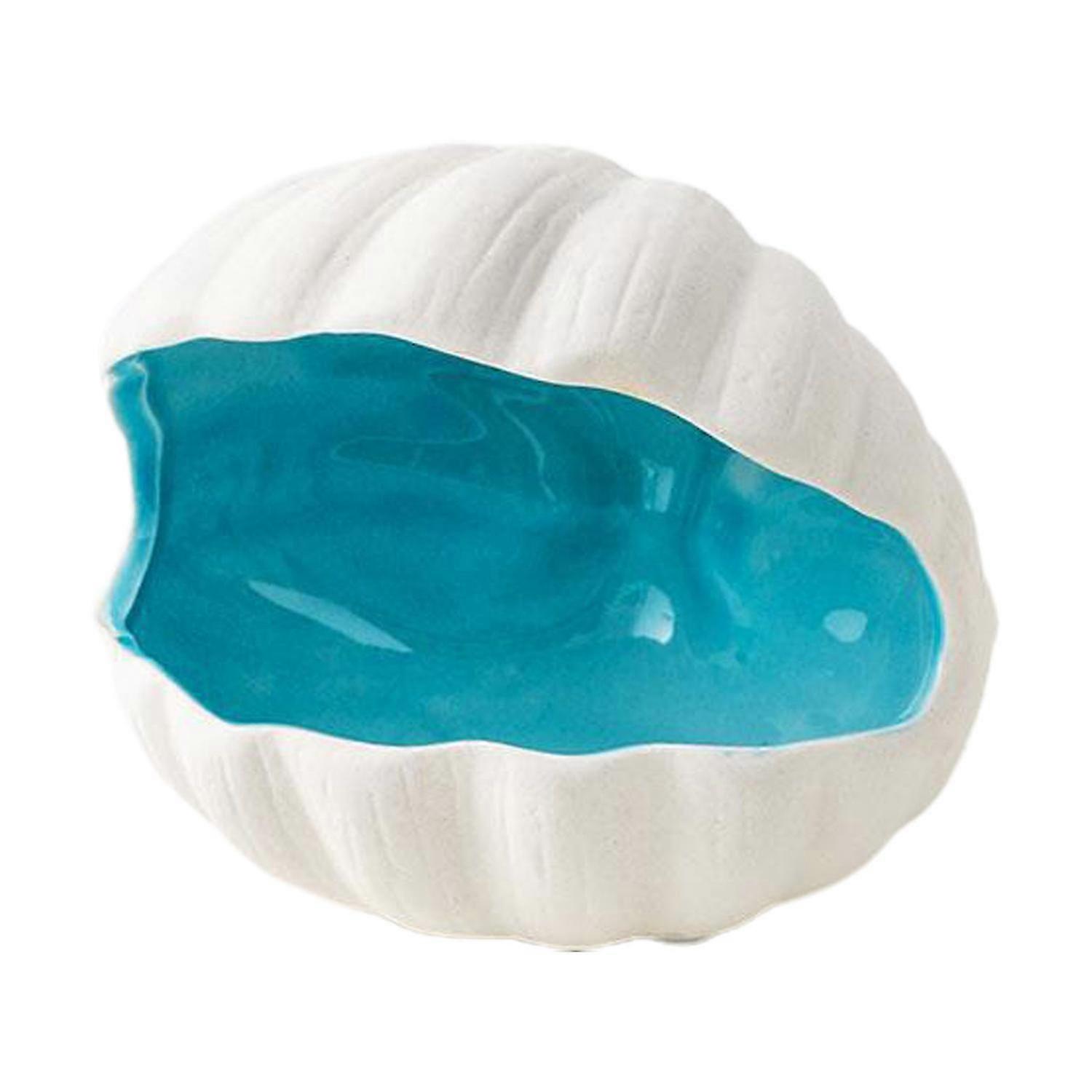 25-26 Ceramic Storage Shell Shape Multi-color Starfish Decorative Shell Ceramic Storage for Key