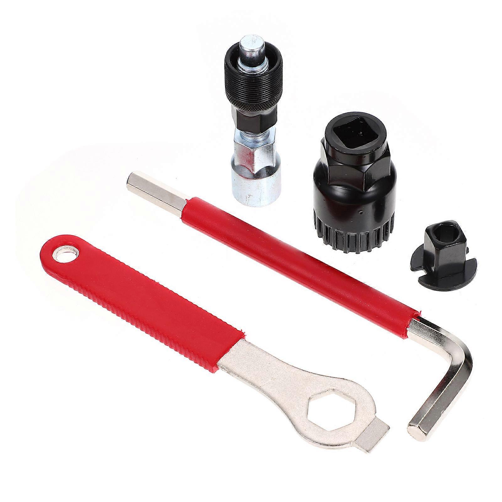 Bicycle Crank Removal Tool Set Thread Detaching Repair For Bikers 1Set