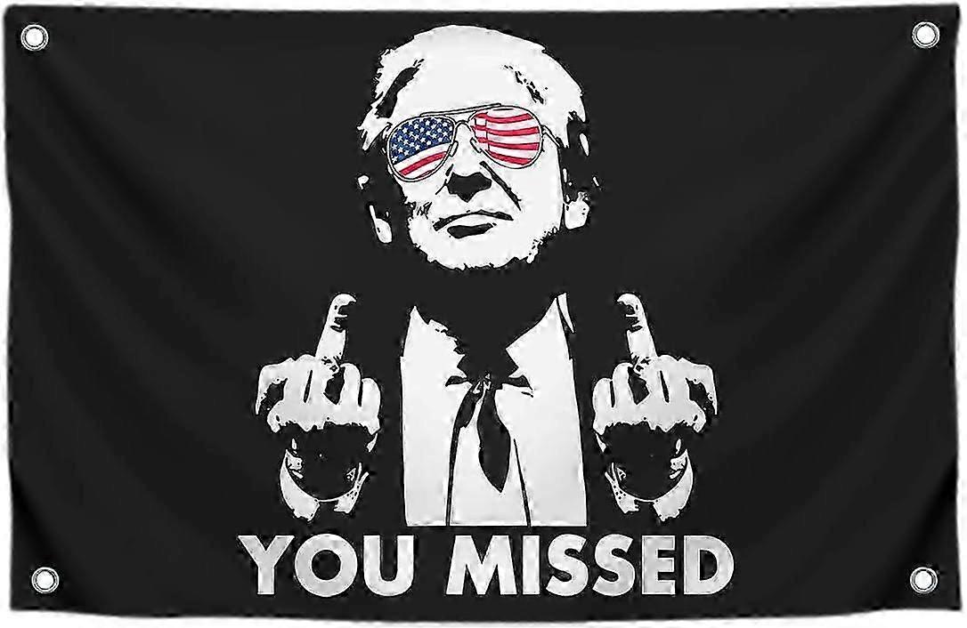 Amerikanska flaggan "du missade" Uu 0708
