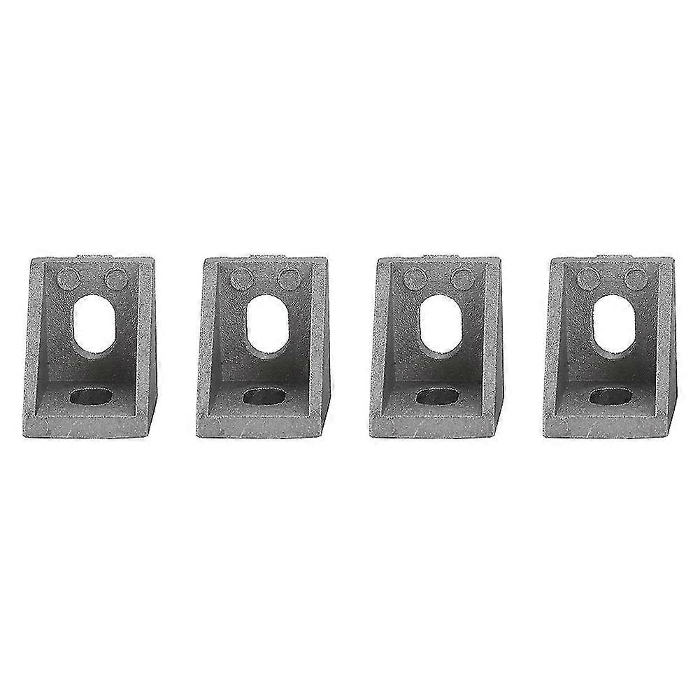 4PCS 2020 Cast Aluminum Profile Corner Bracket L Shape Right Angle Connector Triangular Bracket