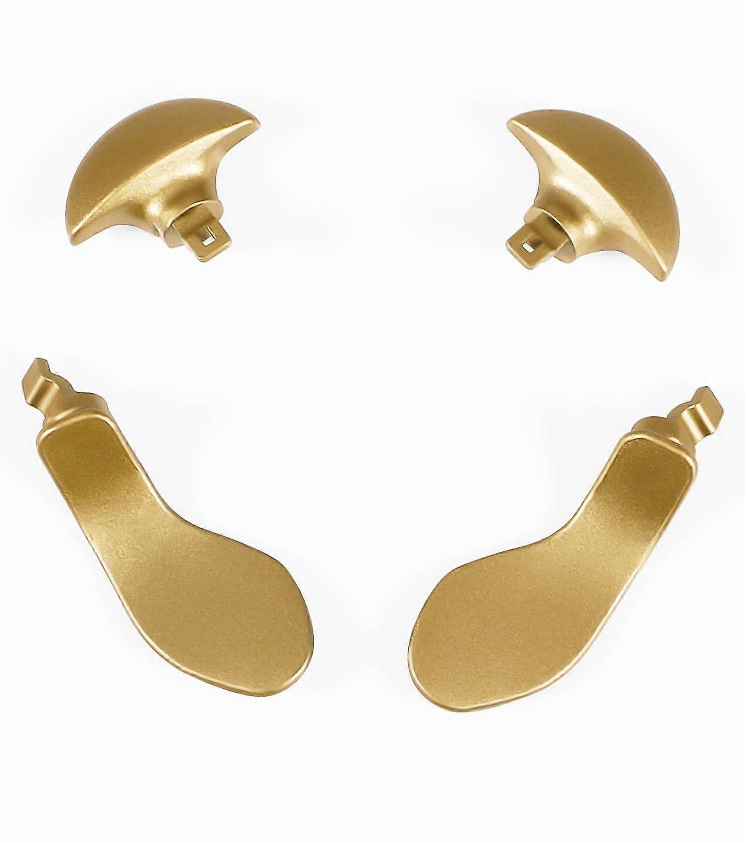 Metal Back Paddles and Gold Replacement Buttons 4PCS Durable Tool for PS5 Edge Controller