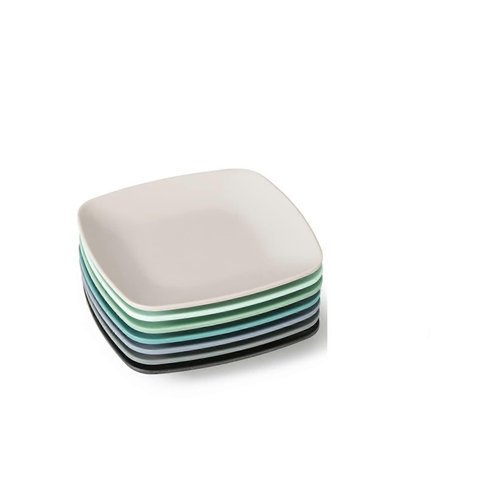 Dinner Plate Set with Elegant Ceramic Snack Plates for Appetizers, Desserts and Fruit