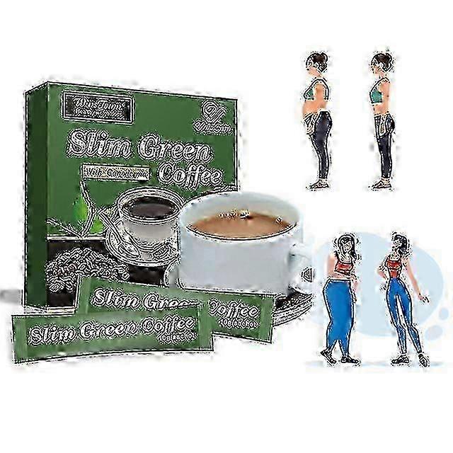 Green Coffe Slim Coffee with Ganoderma for Weight Control (18-54pcs)