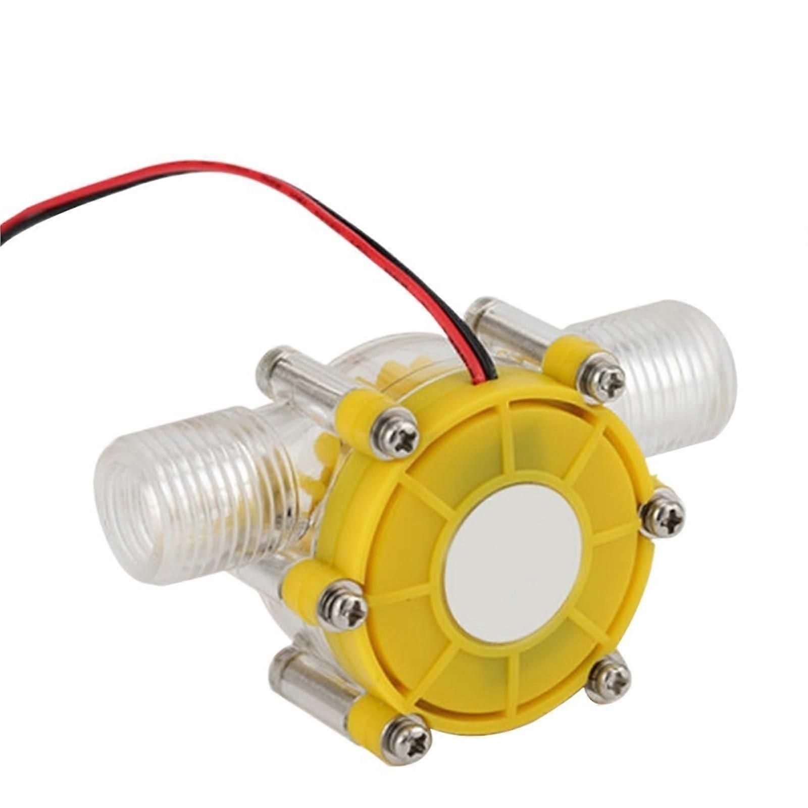 DC 080V Micro Hydro Generator for Small Water Flow with Stable Voltage Output Yellow