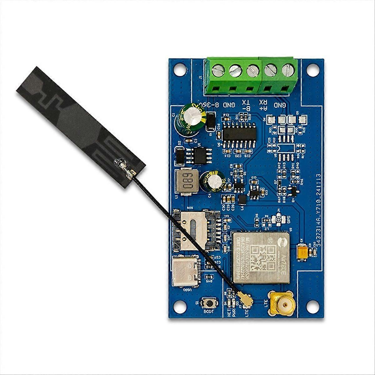 Air780E 4G to RS232 Module Data Transmission DTU Module