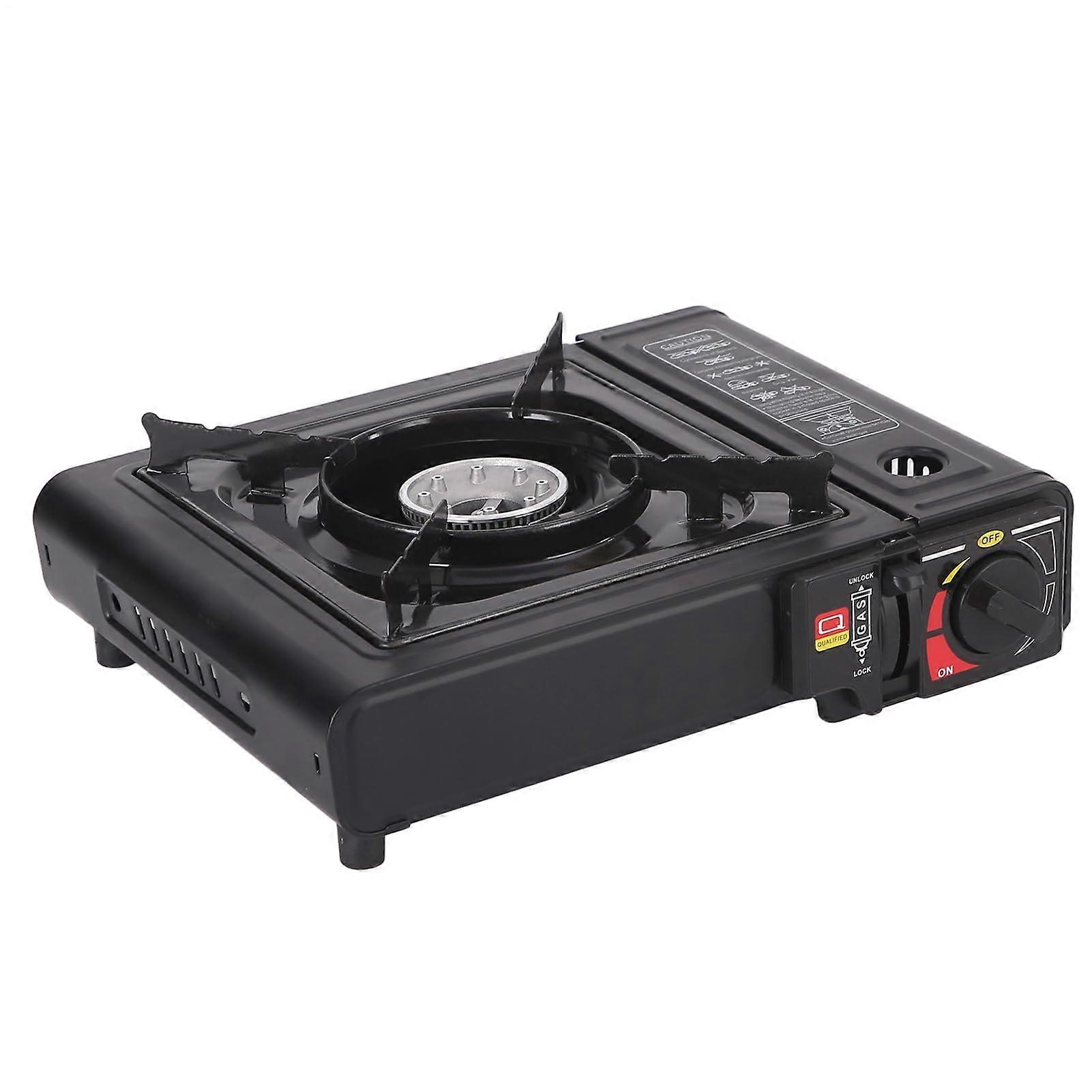 Camping Stove with Quick Piezo Ignition, Foldable 1Burner Gas Stove for Hiking Picnic Camping