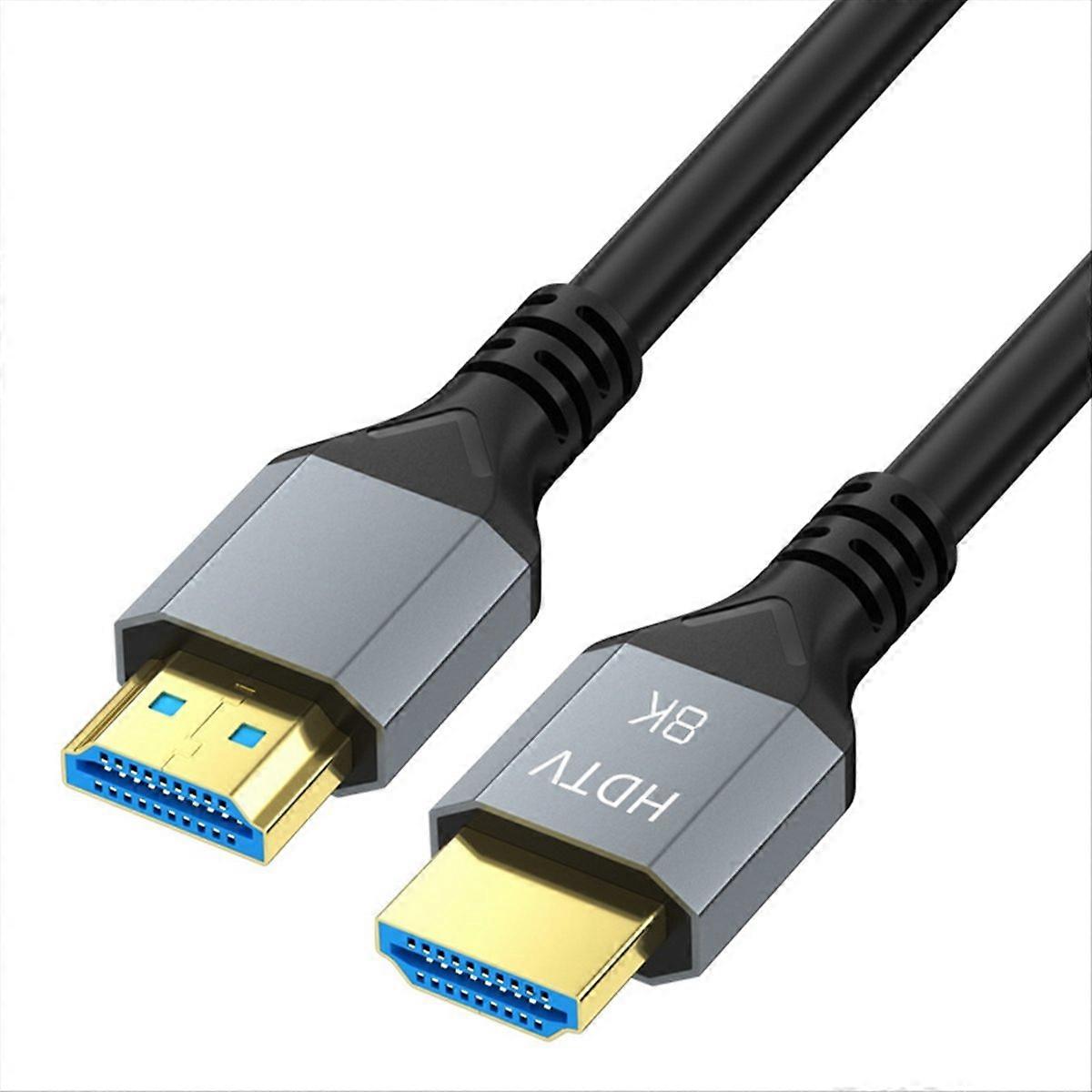 8K -Compatible 2.1 Cable High Speed for Video Cable PC Laptop