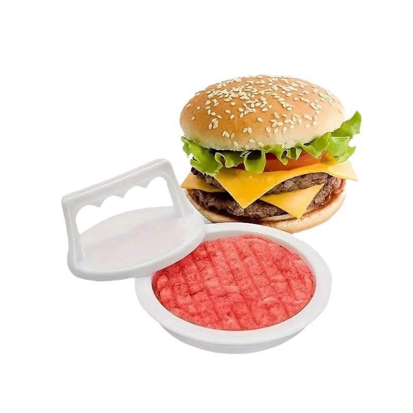 Burger Press with Adjustable Patty Maker for Uniform Thickness and Easy Clean Kitchen Use
