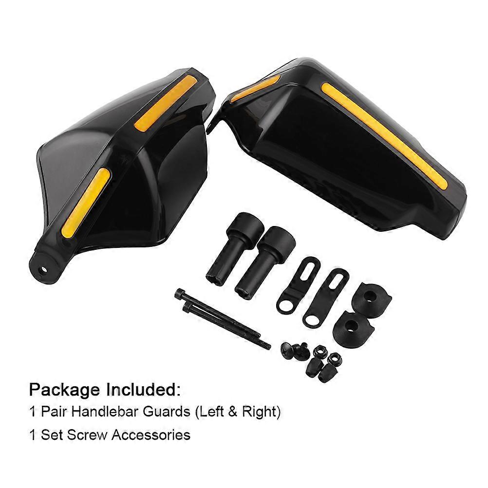 Motorcycle Hand Guard for 1Pair Black Durable Handlebar Protector