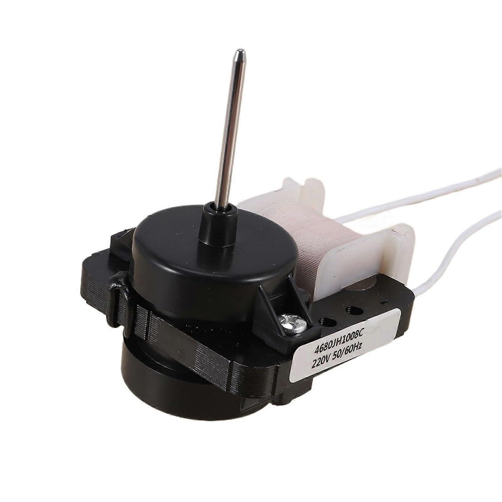 Refrigerator Freezer Cooling Fan Motor Replacement, Durable Black Plastic Asynchronous Thin Version