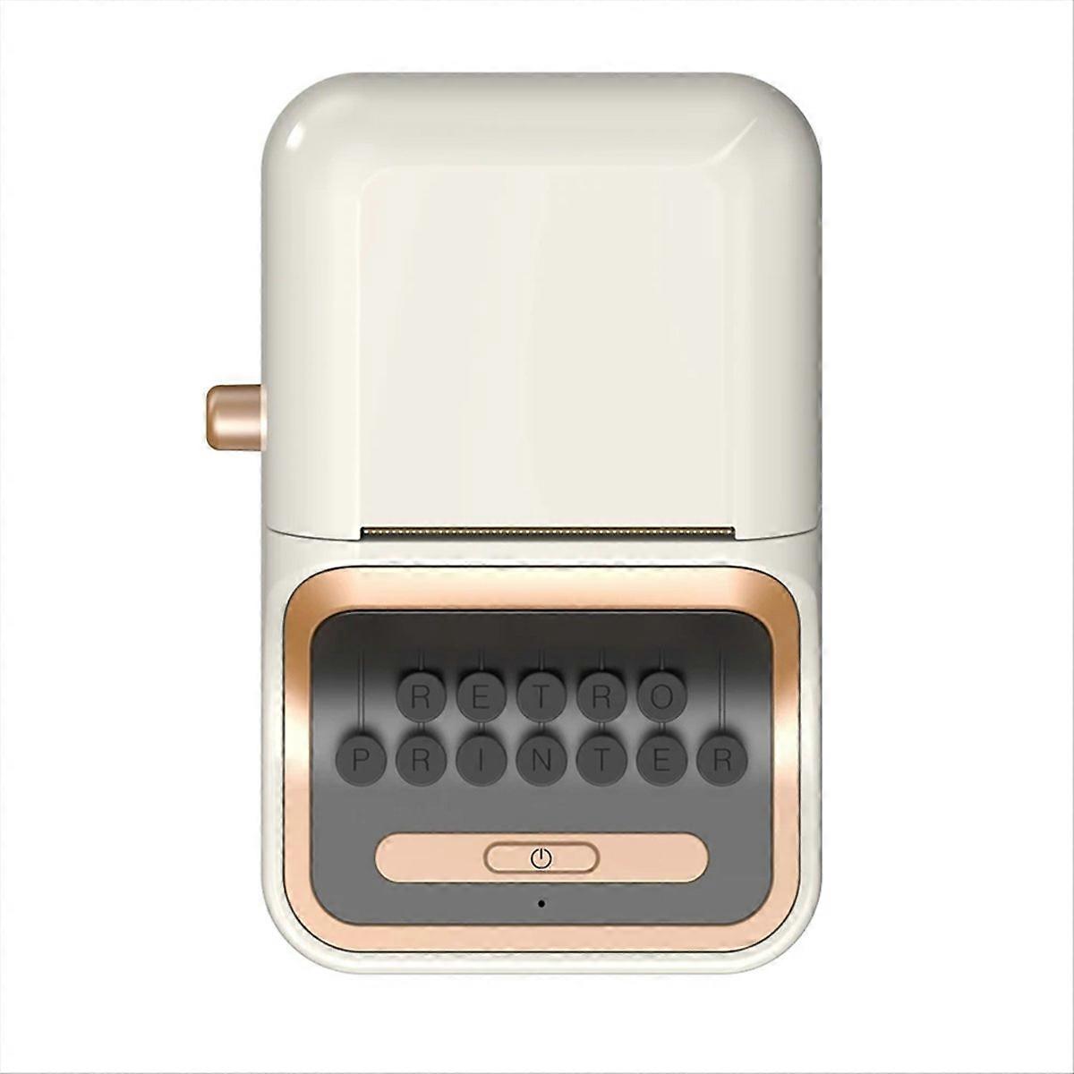 Thermal Printer Smart Bluetooth Beige Sticky Note Labeling Machine