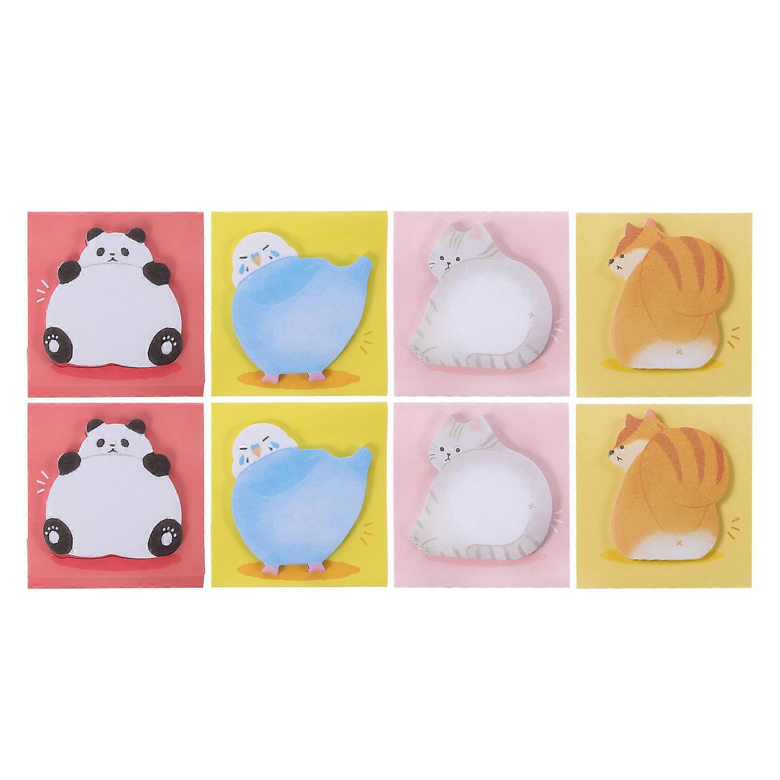 24Pcs Animal Shape Memo Pad for Note Marking Assorted Colors