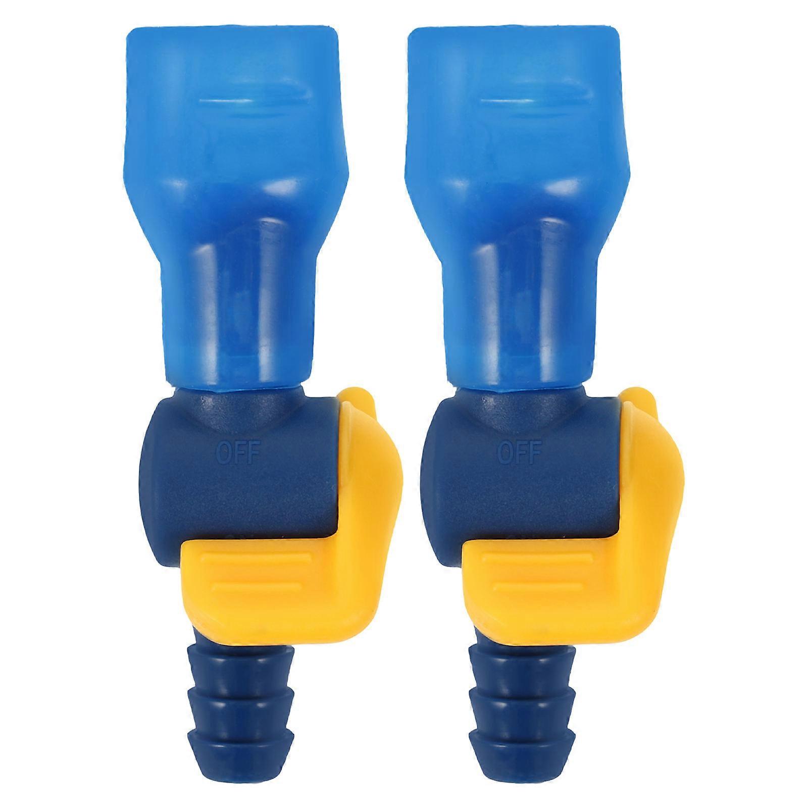 Bite Valve Hydration Bladder Connector Replacement 2Pcs Durable Blue Kit