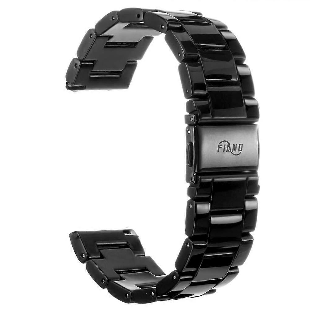 Bands for Fitbit Versa Black Resin Strap, Universal Versa Compatibility, Adjustable Stylish Replacement
