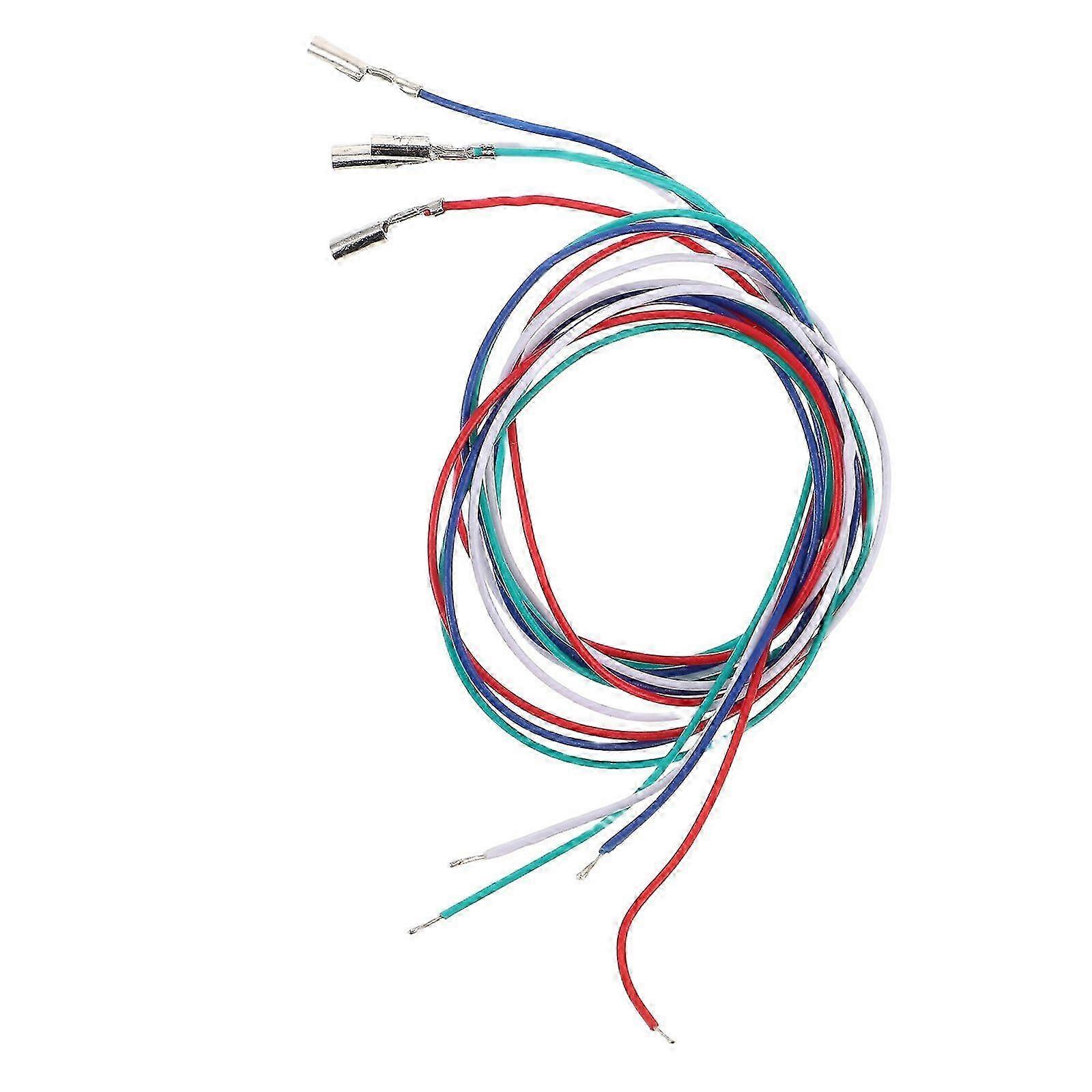 4pcs High performance Headshell Wires for Stereo Turntable Phonograph Ideal Replacement Accessory fo