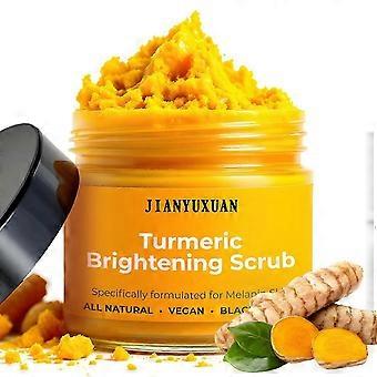 Kurkuma-Peeling für dunkle Flecken, Kurkuma-Peeling für den Körper, Aufhellung der Innenseiten der Oberschenkel, Bikinizone unter den Achseln, natürliches Peeling für das Gesicht
