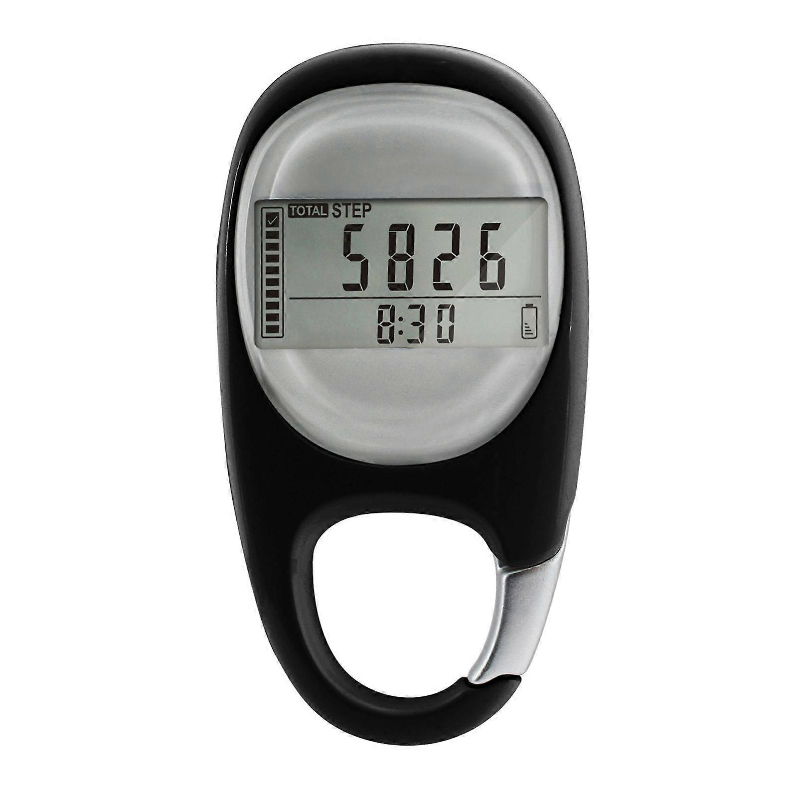 Digital Display Step Counter 3D Sensor Technology LCD Display for Running Hiking