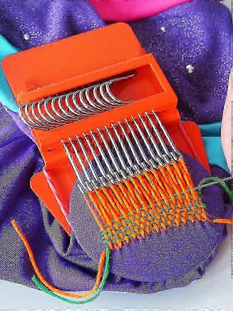 Mini Loom Speedweve Style Darning Tool Easy Handmade 14 Hooks