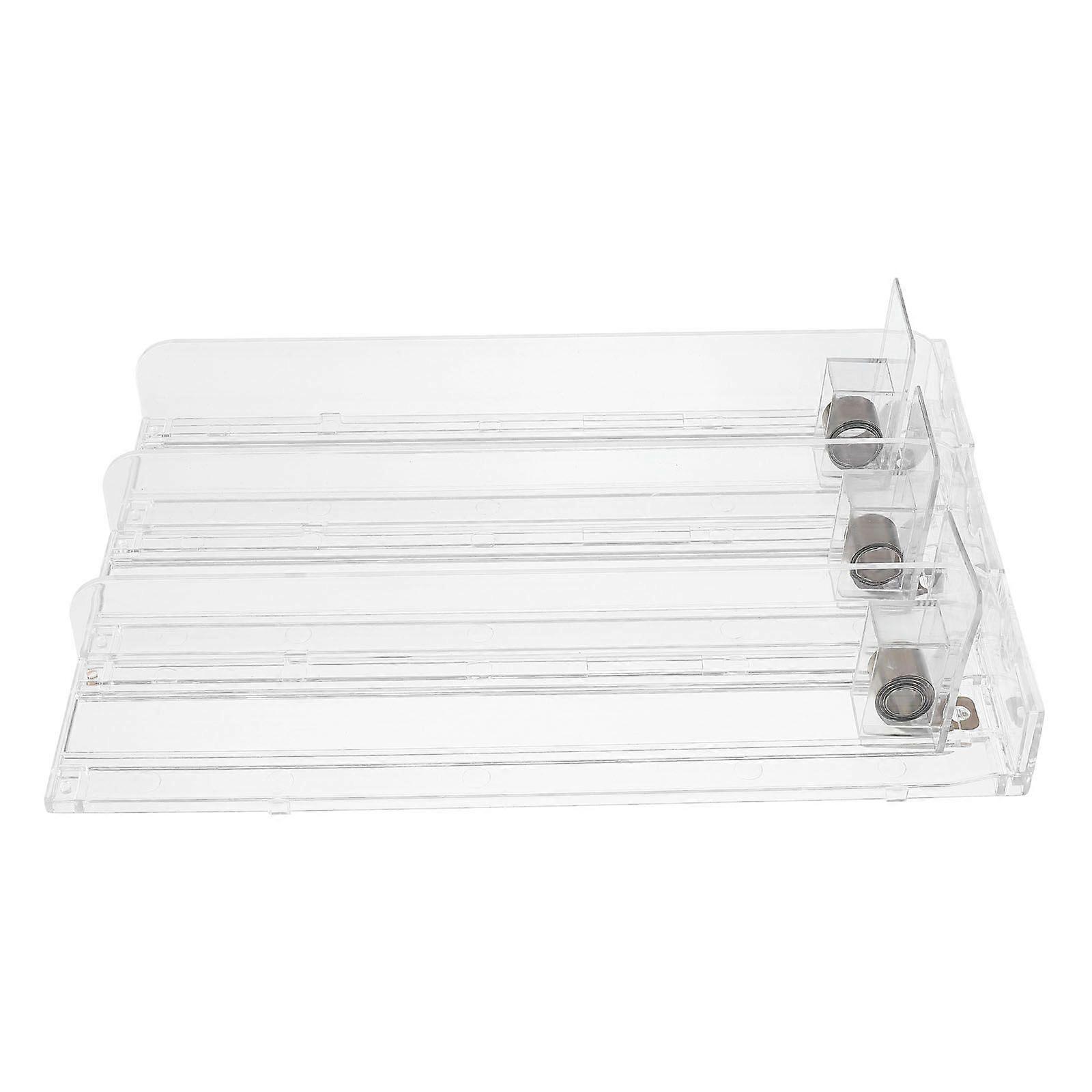 3Pcs Auto Cigarette Showcase Automatic Cigarette Rack Auto-push Cigarette Rack Transparent