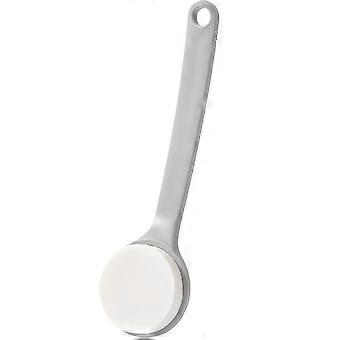 Shower Body Brush Sponge for Back Scrubbing with Long Handle Grey