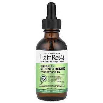 Petal Fresh, Hair ResQ®, Rosemary Hair Oil, Thickening + Strengthening, 2 fl oz (60 ml), 2-Pack