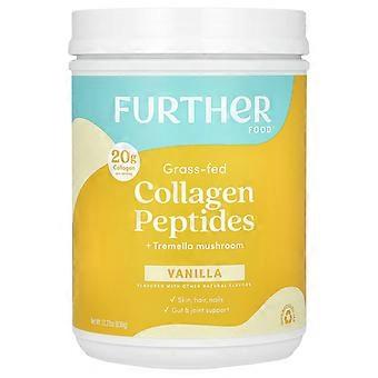 Further Food, Grass-Fed Collage Peptides + Tremella Mushroom, Vanilla, 22.22 oz (630 g)