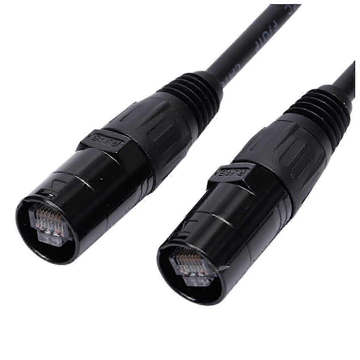 CAT6 Ethercon Cable EtherCON-Compatible RJ45 Connector,2 Meter