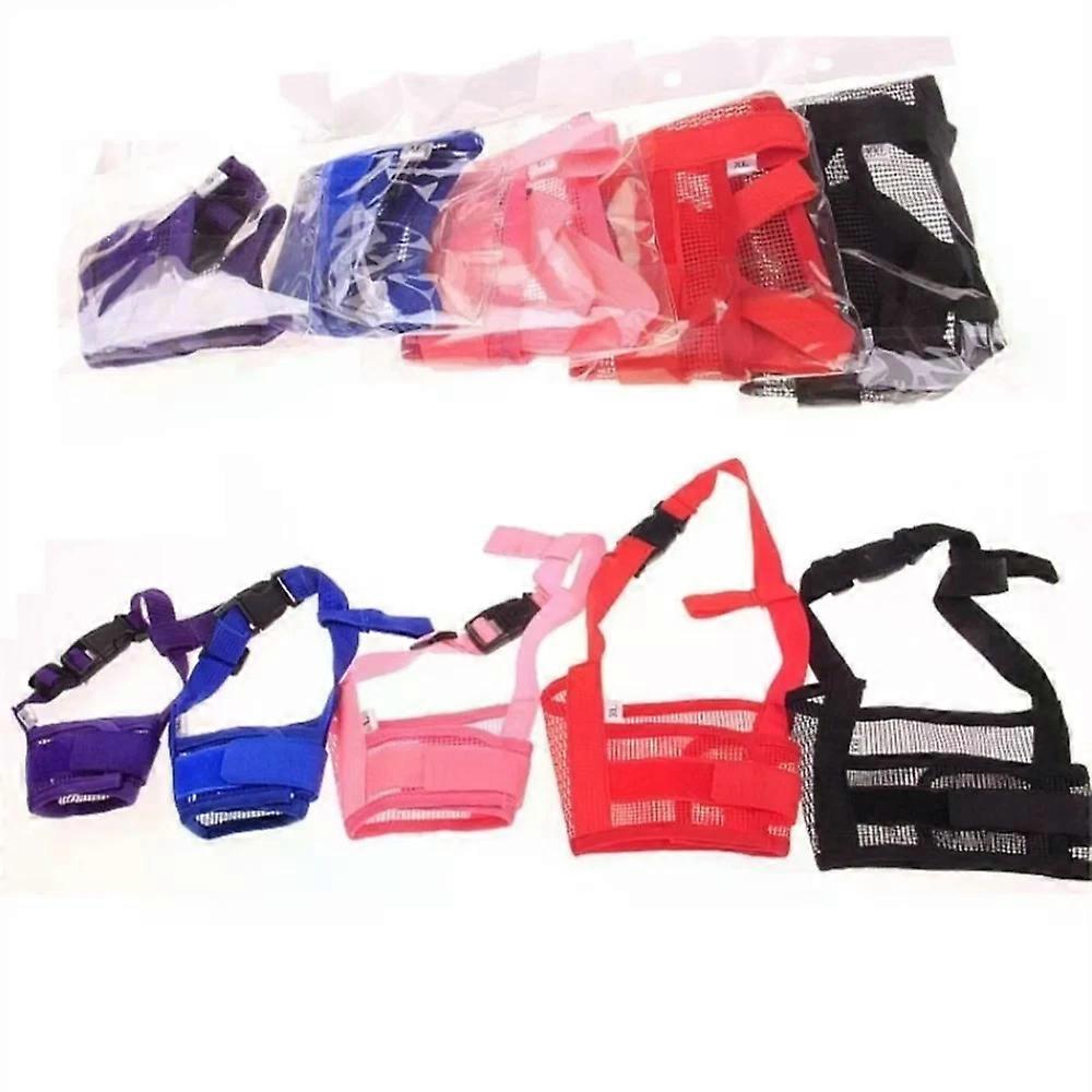 Dog Safety Muzzle Muzzel Adjustable Biting Barking Chewing Small Medium Large A