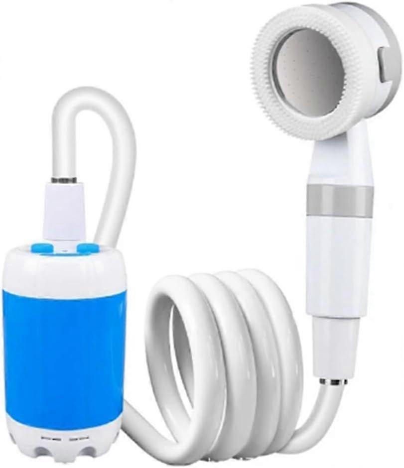 Rechargeable Camping Shower Pump - Adjustable Flow for Travel
