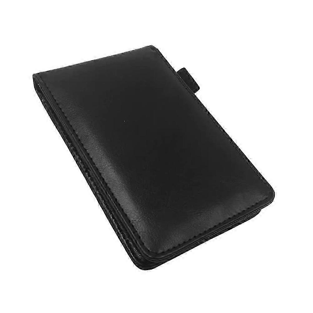 Business A7 Notebook Thickened Office Notepad Time Management Notepad (Black)