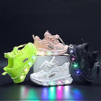 Ragazze Ragazzi Bambini Allenatori Luminosi Scarpe Bambini Led Illuminare Flash Sneakers Size