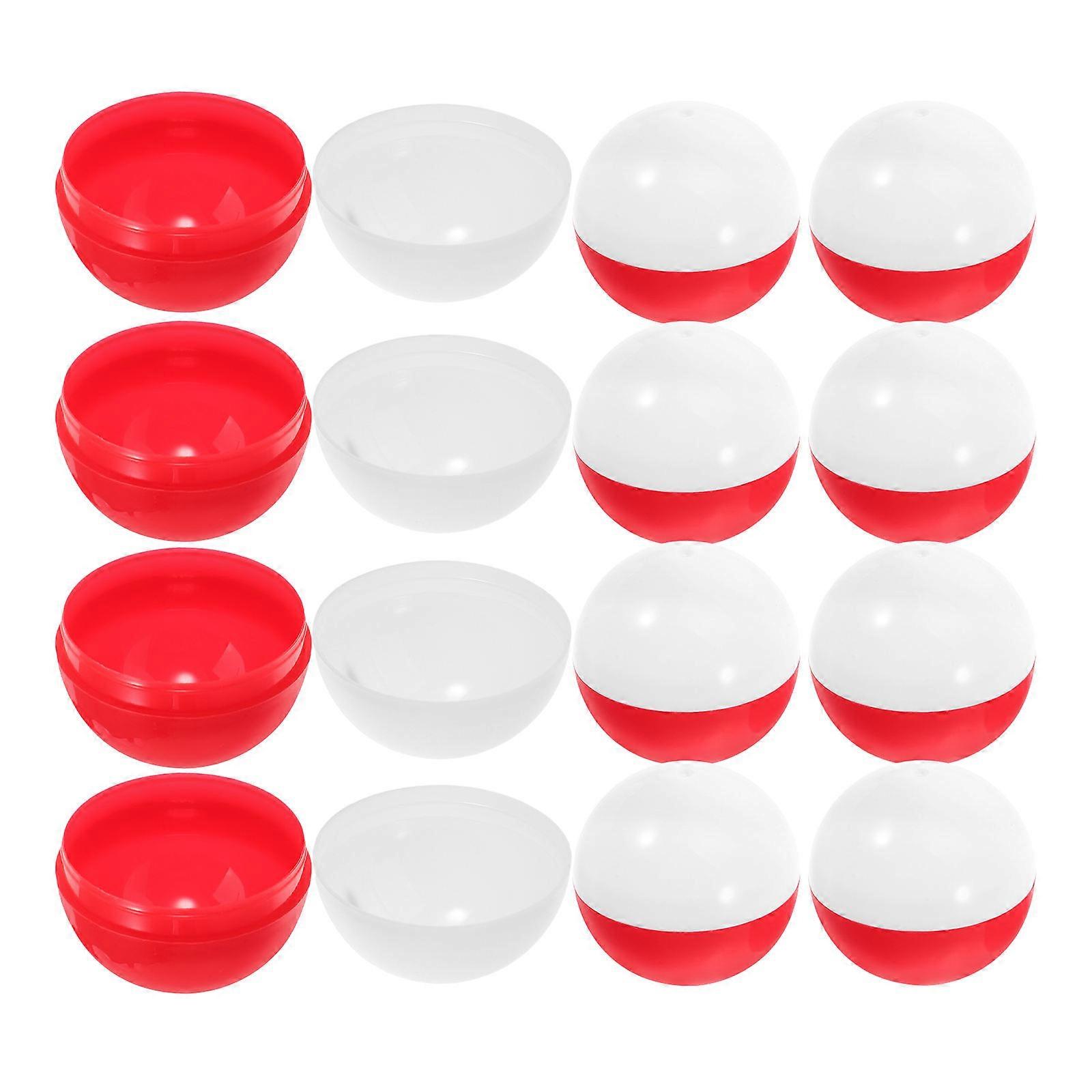 50pcs Empty Ball Capsules Multi-purpose Twisted Balls Refillable Candy Storage Box Gift Container