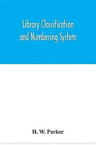 Library classification and numbering system