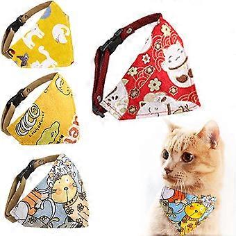 Collier anti-étranglement pour chat, collier pour chat, collier pour chaton, collier pour chat personnalisé, écharpe réglable et charmante pour chat, accessoire pour chat adapté aux chats et aux chatons