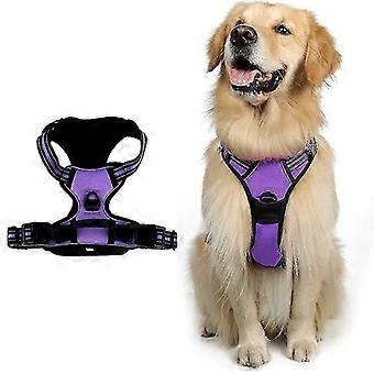 Adjustable Soft Padded No Pull Dog Harness Pet Vest with Convenient Easy Control Handle_qlsg 26-27