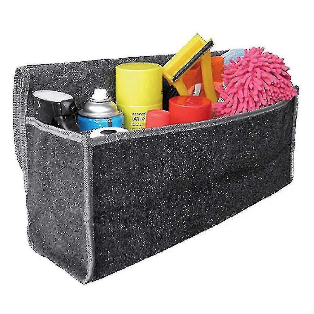 Car Boot Organiser Trunk Bag Cleaning Tools Unit Care Storage Boxes