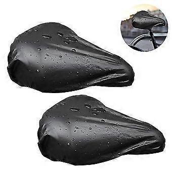 2 Pcs Waterproof Bike Seat Rain Elastic Cover