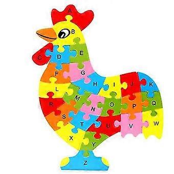 Animal Jigsaw Puzzle, English Cognitive Enlightenment Jigsaw Puzzle