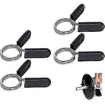 Spring Clip Collars 28mm / 1 Inch Barbell Clamps Barbell Locks Locking Spring