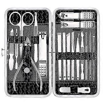 Nail Kit, Nail Clippers, Pedicure Kit-18 Stainless Steel Nail Kit, Professional Beauty