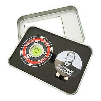 Golf Ball Marker with High Precision Portable Putting Green Reader Golf Marker Clip Professional High Precision Green Reading Training Aid Golf Access