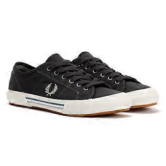 Fred Perry B708 Vintage Tennis Canvas Men's Anchor Grey Trainers