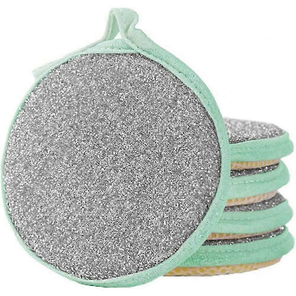 Double-sided Dish Sponge, 5 Pieces, Scratch-resistant