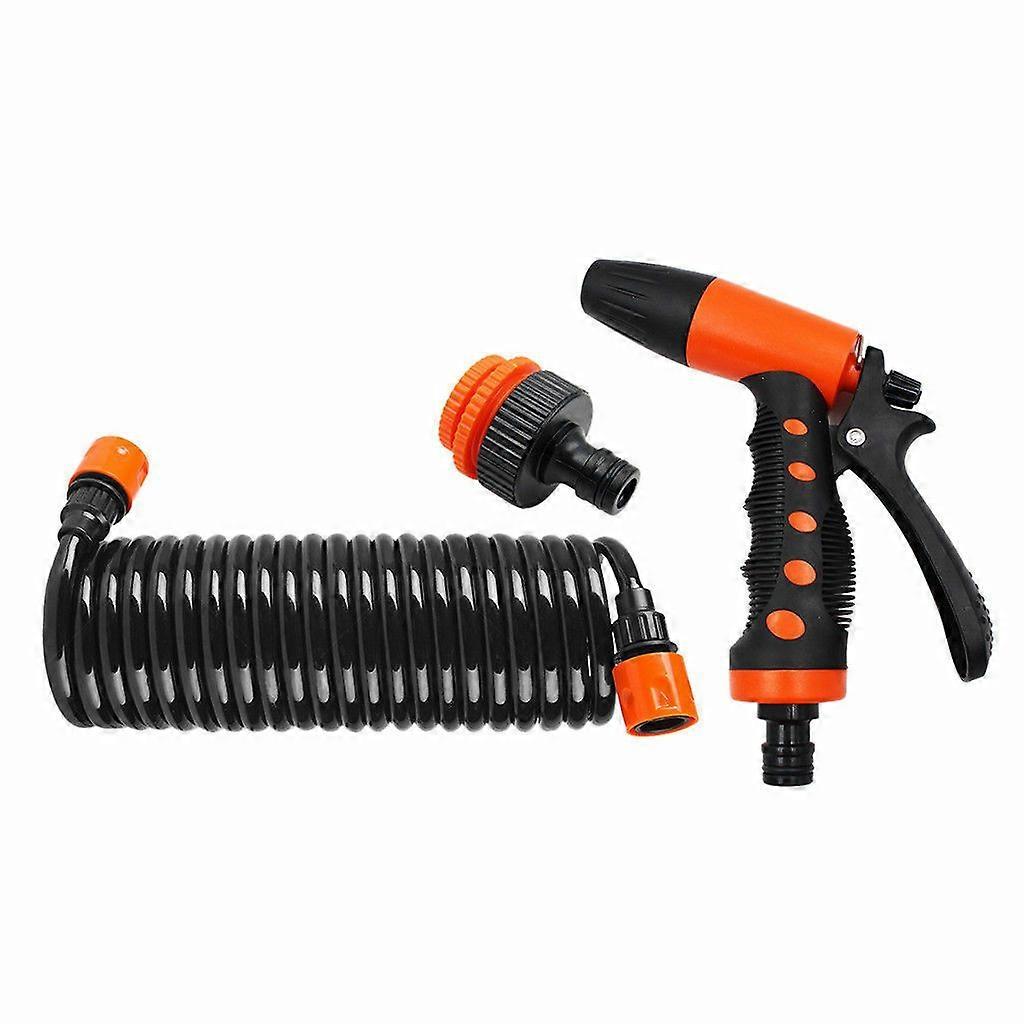 Hose Coil with Trigger Nozzle